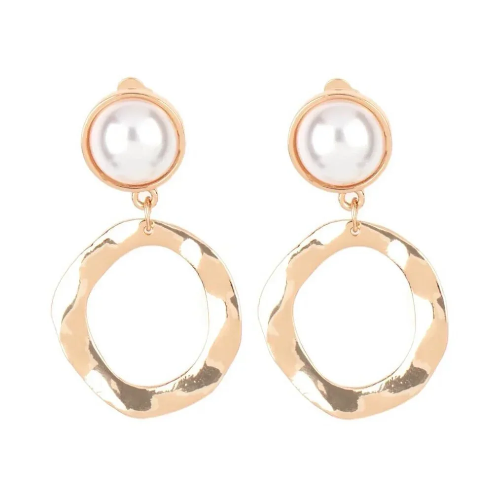Vintage Veracity - Gold Earrings - Vintage